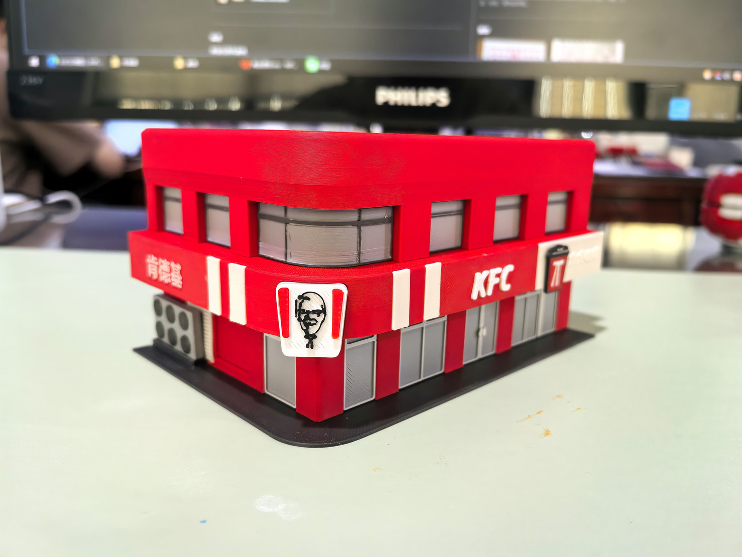 肯德基微缩门店模型