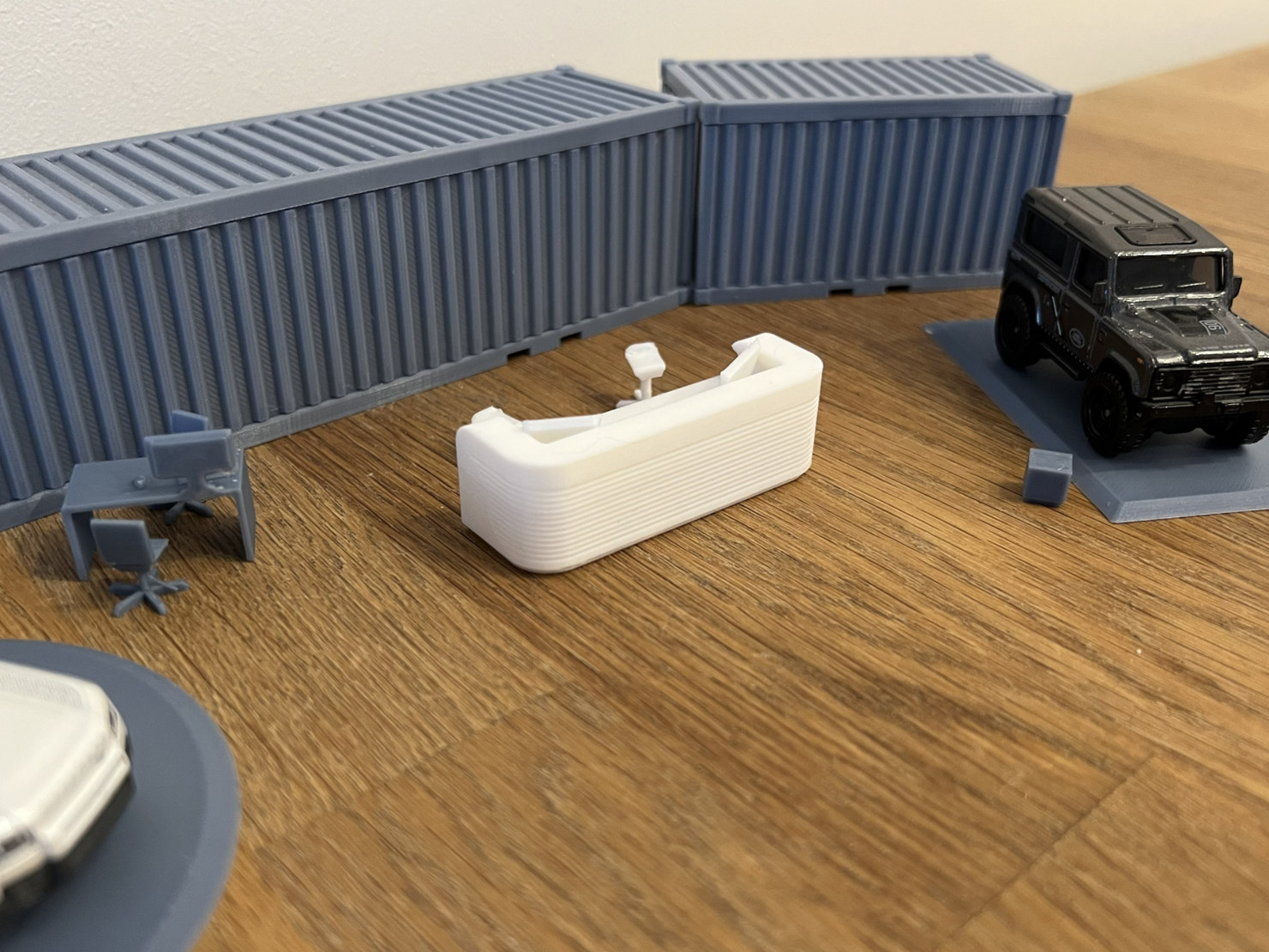 接待登记 1/64 比例汽车立体模型展厅